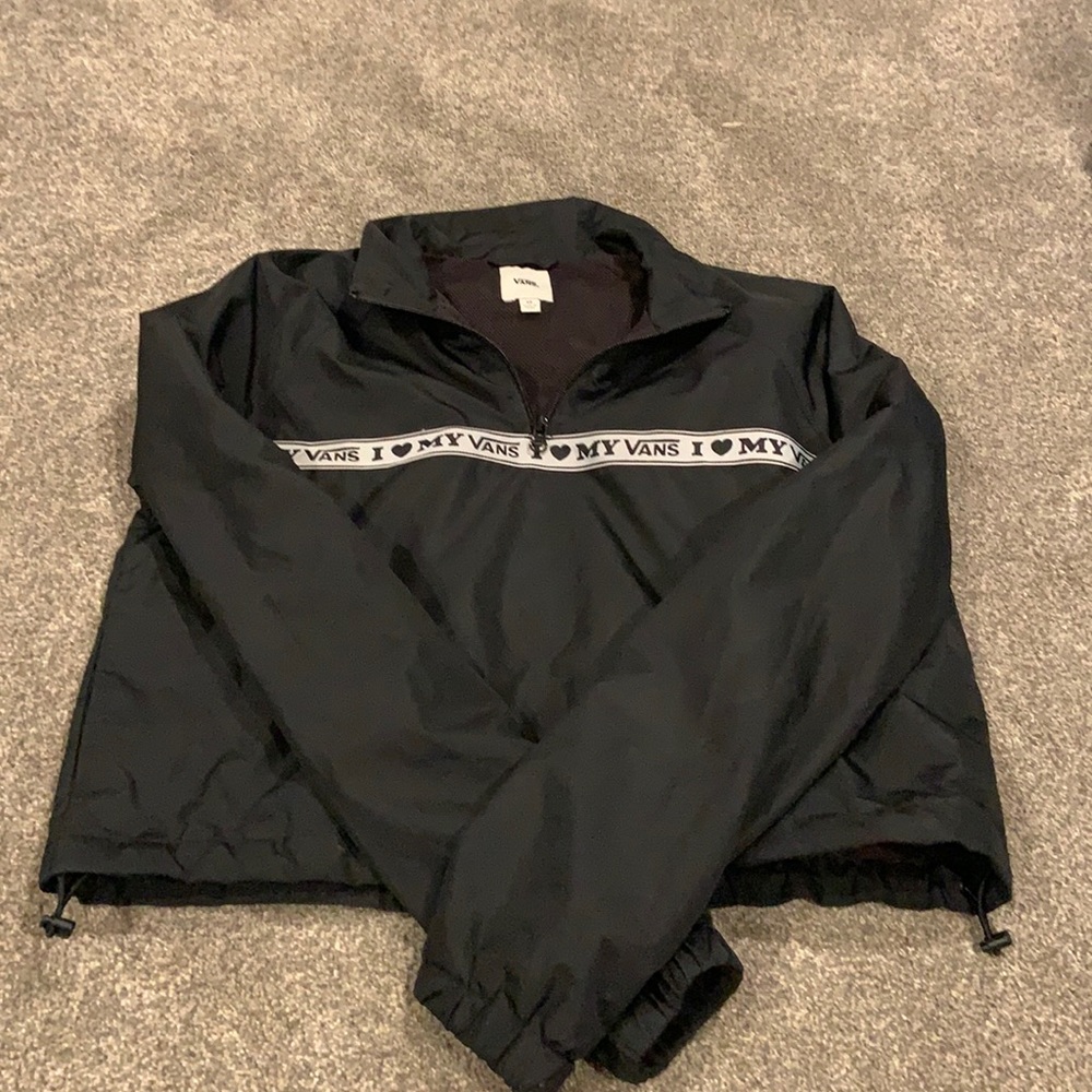 Vans crop wind breaker